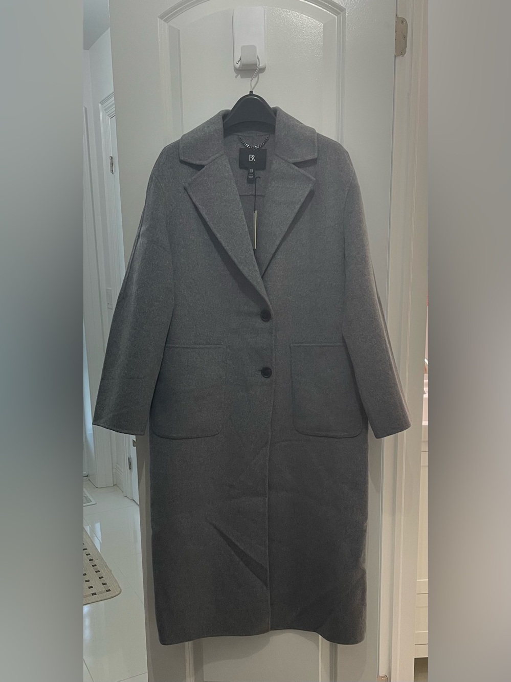 NWT Banana Republic Petite Amina Double-Faced Wool Top Coat